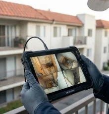 hidden moisture balcony inspection