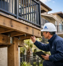 load bearing path inspection california la balcony